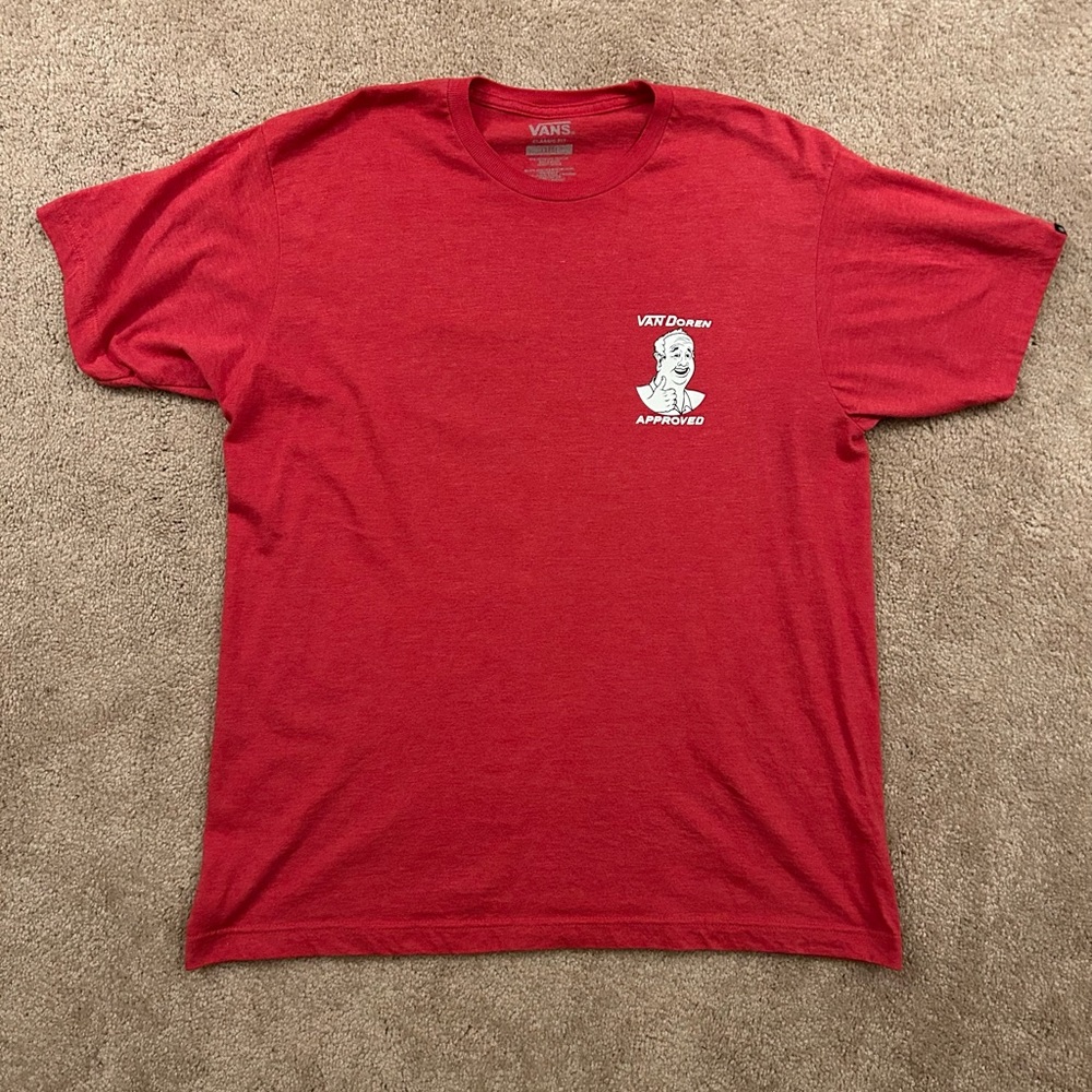 Vans Red T-shirt “Van Doren Approved”
